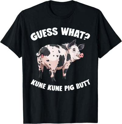 Kune Pig Breeder Plush Stuffed Animal Kunekune Pig T-Shirt