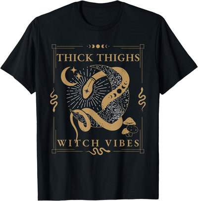 Snakes & Tarot Aesthetic Thick Thighs Witch Vibes Snakes & Tarot Tattoo Aesthetic Thick Thighs Witch Vibes T-Shirt