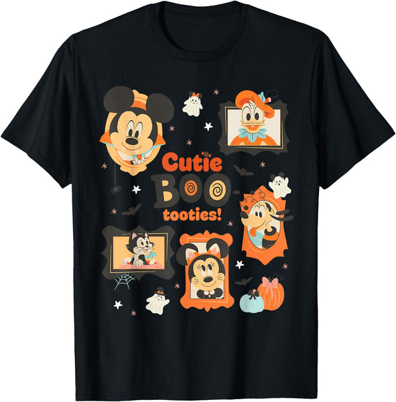 Disney Halloween Mickey & Friends Cutie Boo-Tooties Cute T-Shirt - Black
