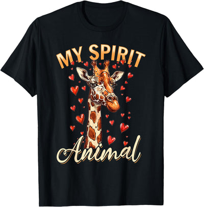 Funny Giraffe Animal Let Your Faith Be Taller Than Your Fear T-Shirt