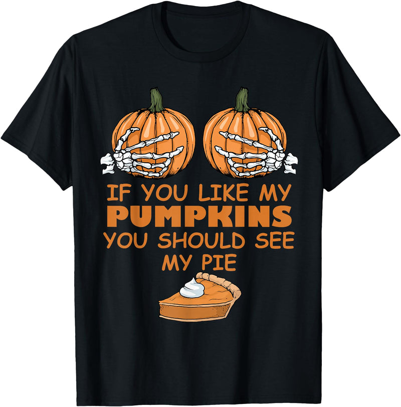 Lustige Halloween Kleidung Pumpkins Funny Halloween T-Shirt - Black