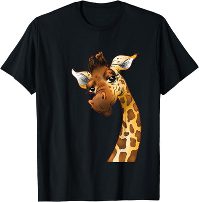 Love giraffe Women wildlife giraffe Lovers tee for kids girl T-Shirt
