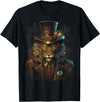 Lion lover on Lion kids, women & men apparel Lion Lover Steampunk Lion Women's Casual T-Shirt - Black, Small, Short Sleeve, Regular Fit, Unisex-Kids - As Pictured