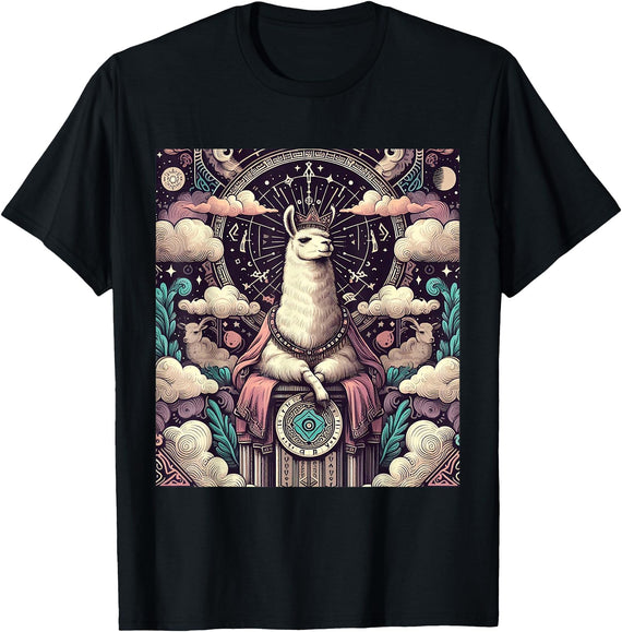Check out my Llama Shirts Llama tarot card T-Shirt - Black