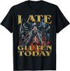 I Ate Gluten Today Horror Cool Hard Skeleton Meme I Ate Gluten Today Horror Bootleg Cool Hard Skeleton Meme T-Shirt - Black