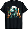 The Skeleton Animals Halloween Art Cool Guinea Pig Skeleton Halloween Christmas Birthday T-Shirt - Black