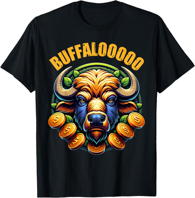 Cow Lucky Buffalo Casino Slot Machine Buffalooooo Gambling Gambler T-Shirt