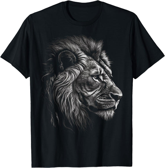 @n!mal Lion - Art Animal Lion T-Shirt - As Pictured