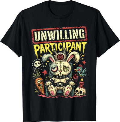 Unwilling Participant Punk Bunny T-Shirt