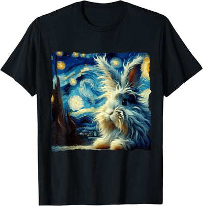 Starry Night Lionhead Rabbit T-Shirt