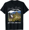 Machu Picchu Souvenir Llama Machu Picchu T-Shirt - Black