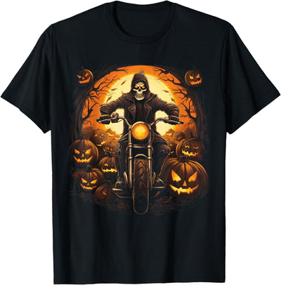 Biker on Motorcycle Halloween Costume T-Shirt
