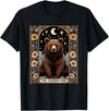 Funny I Choose the Bear Tarot Card Women Girls Trending T-Shirt - Black