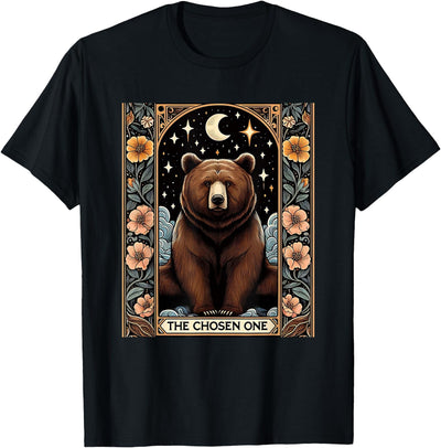 Funny I Choose the Bear Tarot Card Women Girls Trending T-Shirt