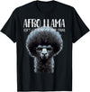 Llama Corner Afro Llama Ain't Got Time for Your Drama - Llama Gift T-Shirt - Black