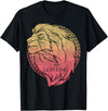 Disney Lion King Simba Gradient Face Portrait T-Shirt - Black