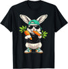 Funny Easter Bunny with Carrot Rabbit Easter Boys Kids Men T-Shirt in Black
