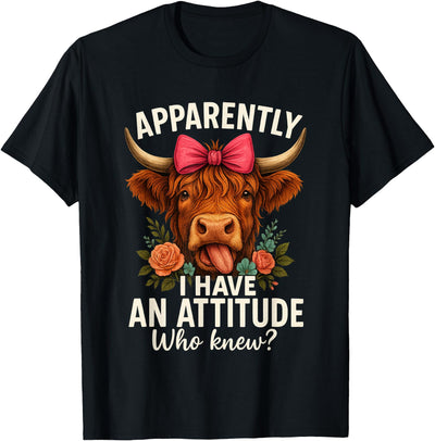 Highland Cow T-Shirt - Premium Scottish Cattle Apparel
