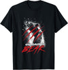 Cocaine Bear Bear Claw Poster T-Shirt - Black