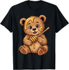 Funny bear design for kids men women Cute Bear Design for Bear Lover and Bear T-Shirt - Black