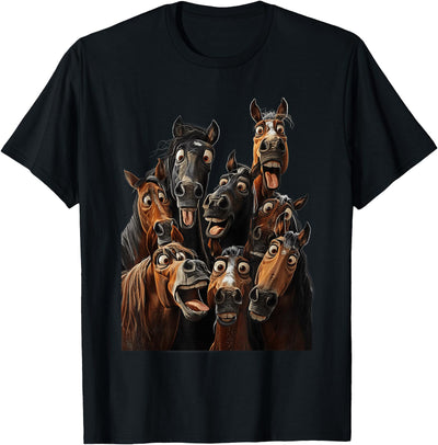 Crazy Horses Design Crazy Horses T-Shirt