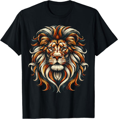 Lion Face Wild Animal Cute Lion T-Shirt