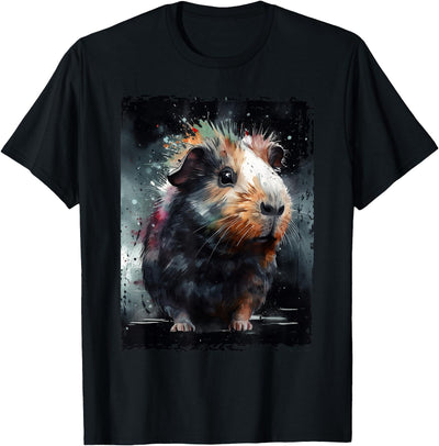 Guinea Pig Furry Potato Watercolor Funny T-Shirt