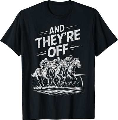 Horse Racing Design, Horses Race Lover Funny Horse Racing Design for Men Women Kid Horse Race Lover T-Shirt