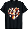 Guinea pigs Artwork Co by MNI Guinea pigs Love Heart of Kids women Teen Girls T-Shirt - Black