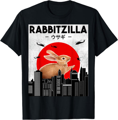 Rabbitzilla Giant Rabbit City T-Shirt