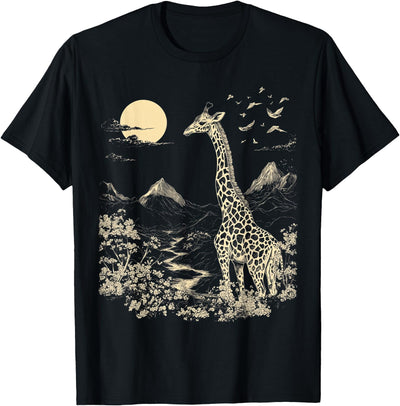 Vintage Giraffe Lover T-Shirt