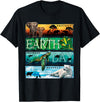 Protect Preserve Respect Earth Day T-Shirt - Black