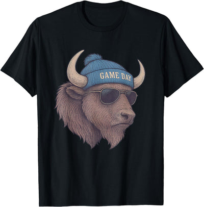Cow Game Day Buffalo Cold Vintage T-Shirt