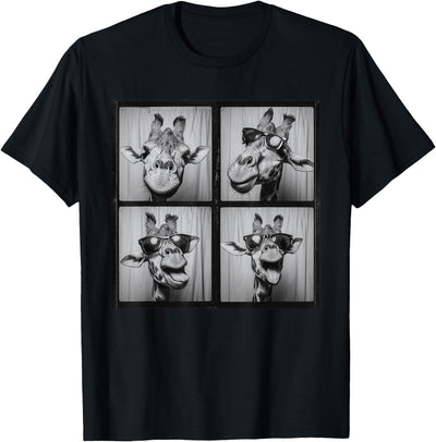 Funny Giraffe Sunglasses T-Shirt
