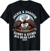 Nature Wildlife Art Prints Jackie & Shadow Sunny & Gizmo Big Bear Lake 2025 Eagle T-Shirt - Black