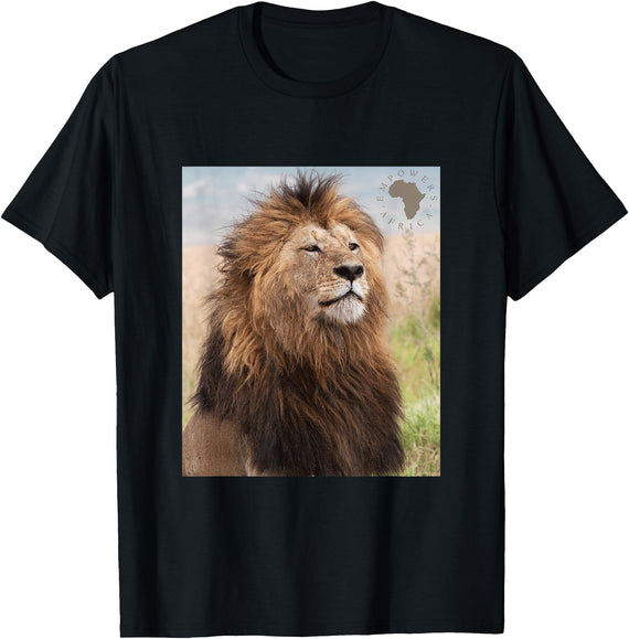 Empowers Africa Foundation African Lion Pride T-Shirt - Black