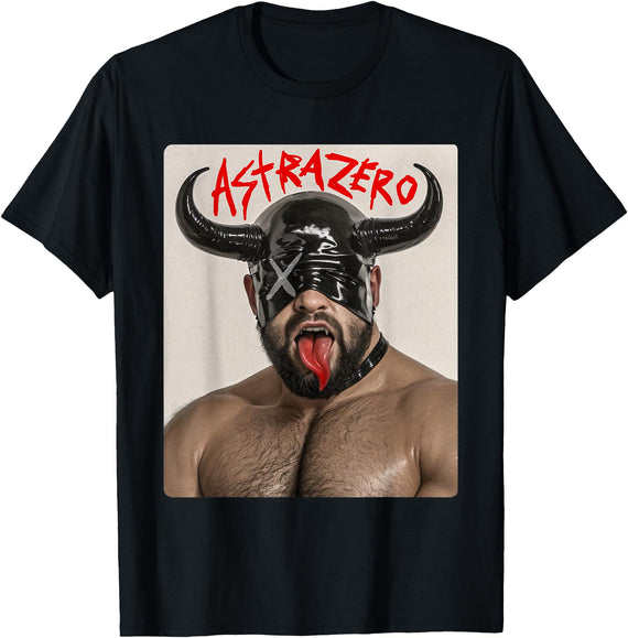 Astra Zero Gay Bear Punk Devil T-Shirt - Black