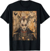 Medieval Japan Anime Dracula Vampire Night Gifts Scary Japanese Dracula Vampire Dynasty Adult Halloween Art T-Shirt - Black
