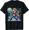 Disco Horse Halloween Tees Aesthetic Horse Disco T-Shirt - Black