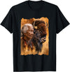 Buffalo Native American Native American Woman With Buffalo Or Bison T-Shirt - As Pictured