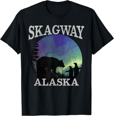 Skagway Alaska - Polar Bear Penguin Souvenir Gift T-Shirt