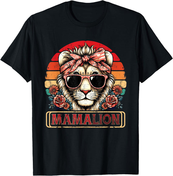 Mom Zoo Keeper Mothers Day Africa Mama Lion Mom Animal Zoo Keeper Mothers Day Africa Mama Lion T-Shirt - Black