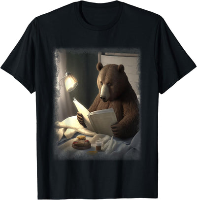 Bear reading a book T-Shirt