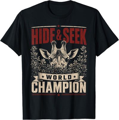Gracie The Giraffe Hide and Seek World Champion T-Shirt