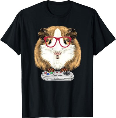 Guinea pig Video Game Wildlife Animal Gamers T-Shirt