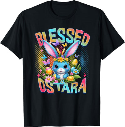 Blessed Ostara Bunny with Flower Crown T-Shirt