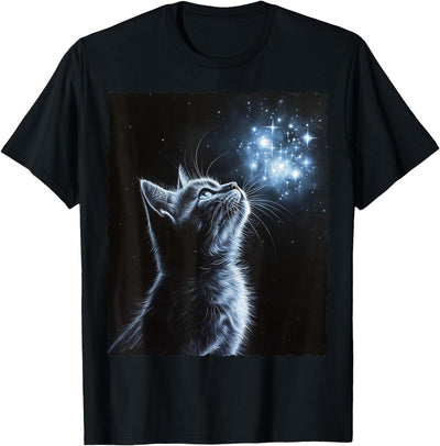 Fantasy Art Design with Cats for Cat Lovers Magical Cat Fantasy Art Design T-Shirt