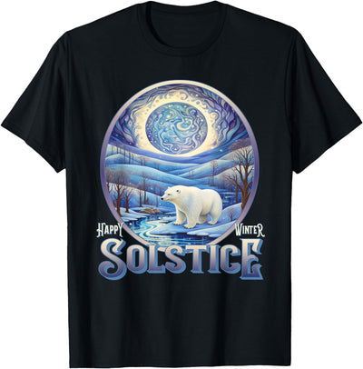 Winter Solstice Gifts by PLOLDS Happy Winter Solstice Yule Polar Bear T-Shirt