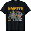 Monster Mash Vintage Ghost Halloween Funny T-Shirt - Black