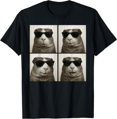 Funny Guinea Pig Lover Cute Photo Booth T-Shirt